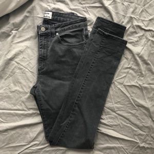 Acne Studios Pin Tar Jeans in Grey